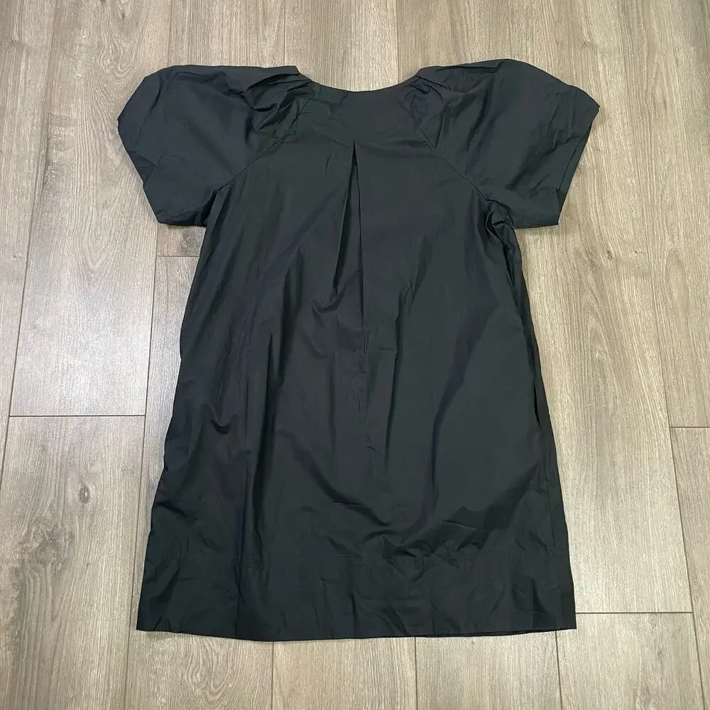 Madewell V Neck Mini Short Sleeve Trendy Going Out Shirt Dress US Womens XXS New
